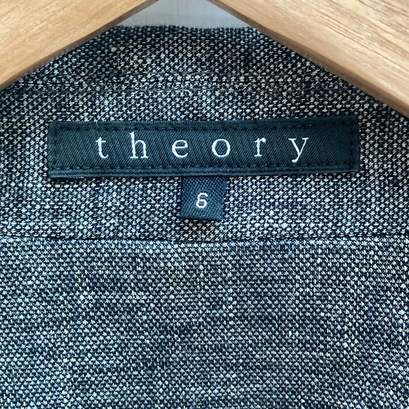 Theory linen jacket Size 6 - Picture 3 of 10
